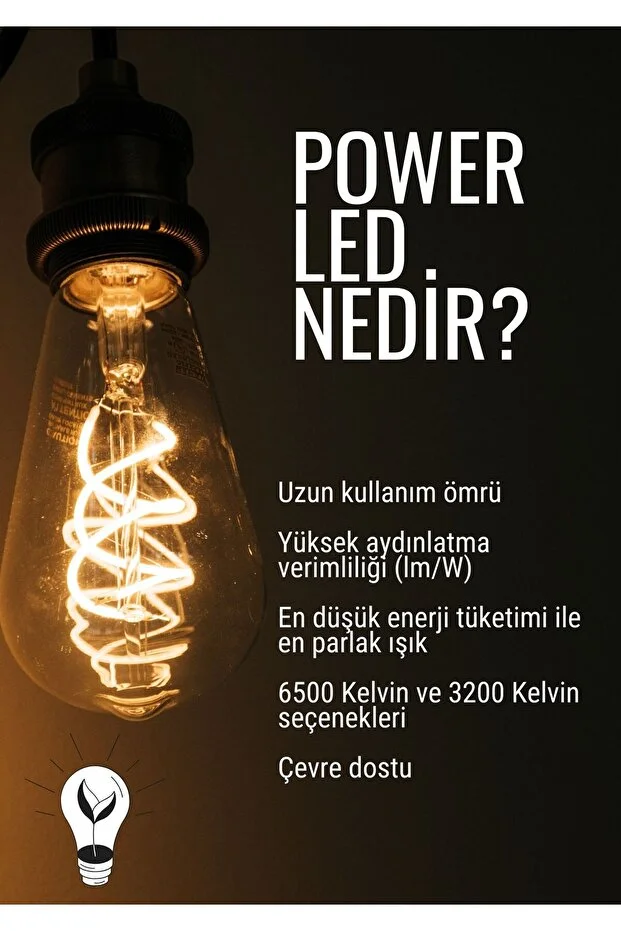 Yasolin Modern Siyah Kasa Ledli Avize